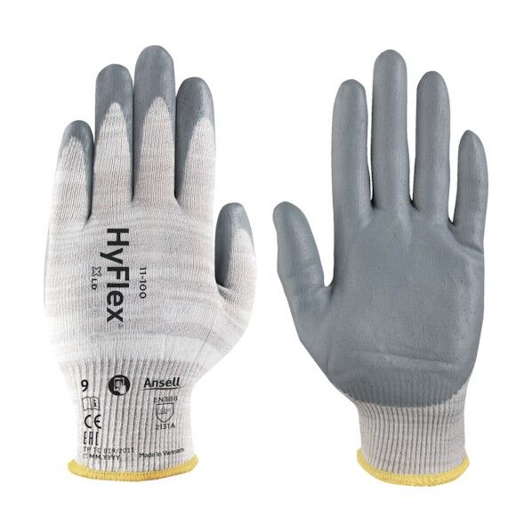 静電気対策手袋 ハイフレックス 11-100 XLサイズ 11-100-10 1点