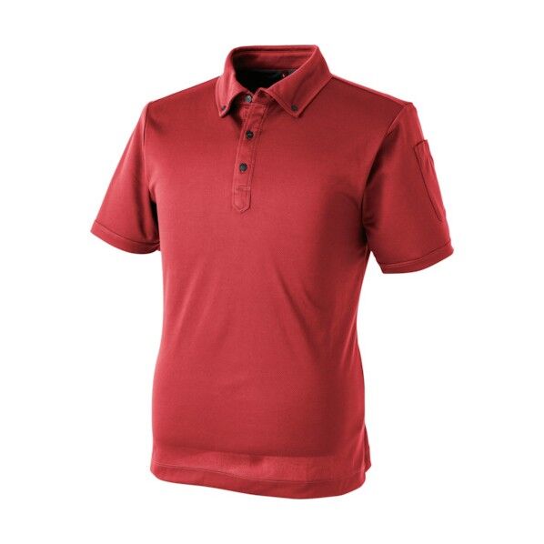 パフォーマンスBD 半袖ポロシャツ ダーク・レッド L 1111-821-L 1点
