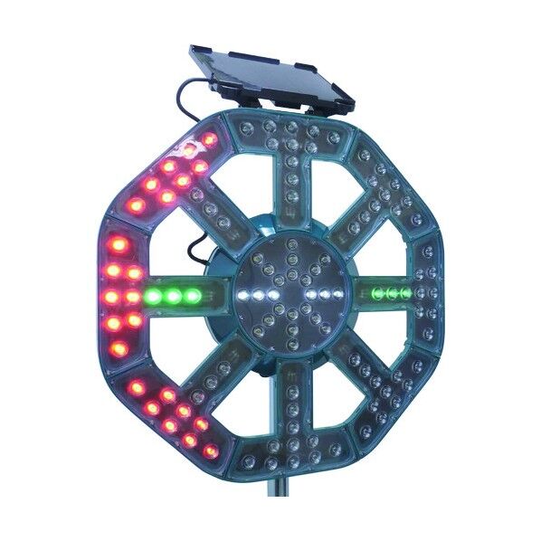 ソーラー式警告灯ハイパーフラッシュライト 本体のみ 1109500192 1点