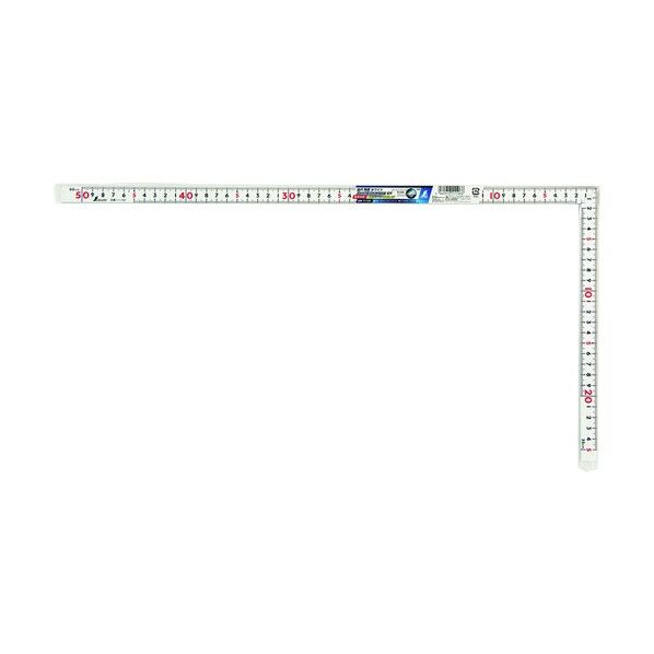 曲尺同厚 併用目盛 ホワイト 50cm/1尺6寸 11106 1点
