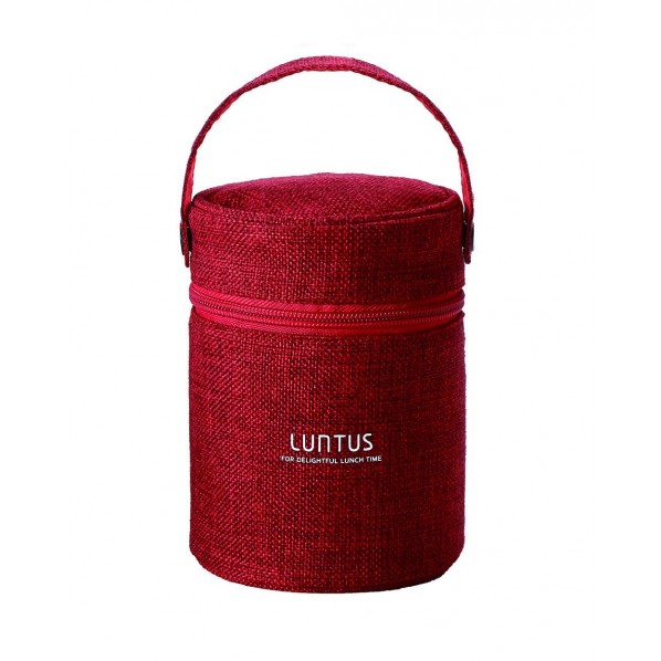 スープジャーカバー ランタス スープボトル用保温・保冷バッグ レッド 1