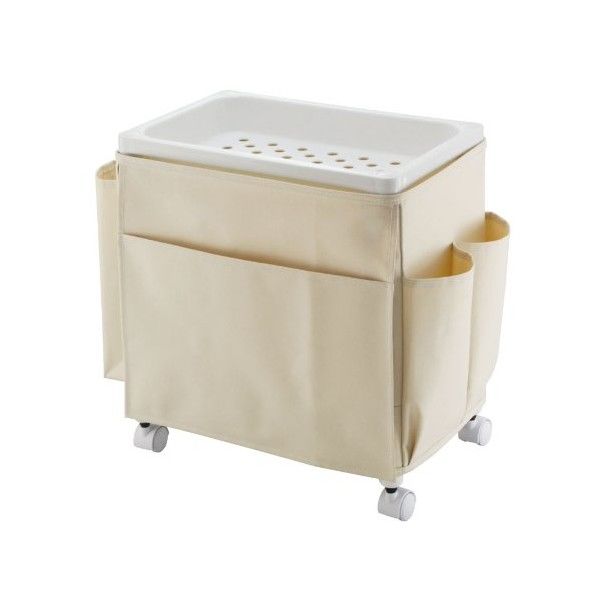 サイドテーブルワゴンミニラック W F2530 ホワイト 012322 1台