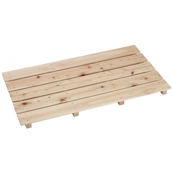 桧 すのこ (中) 4本足 幅850×奥行465×高さ37mm 1個