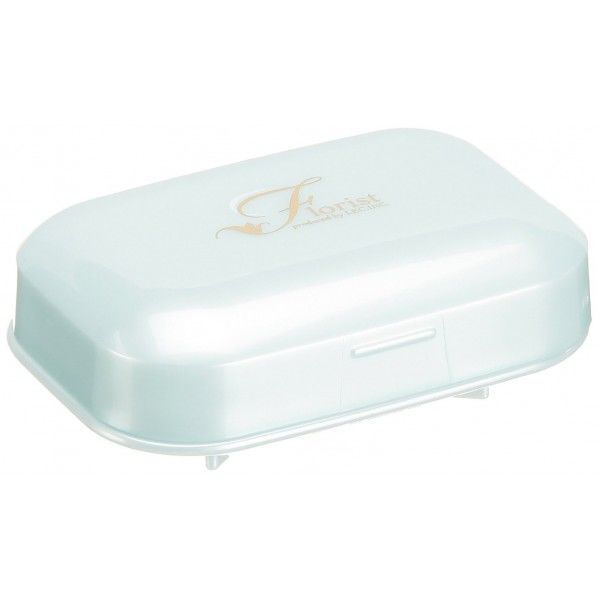 フローリスト FO石けん箱 ブルー 幅11.5×奥行8×高さ4.5cm B-964 1個