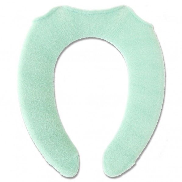 エブリーU型便座カバー グリーン (G) 幅90mm×奥行10mm×長さ870mm 1個