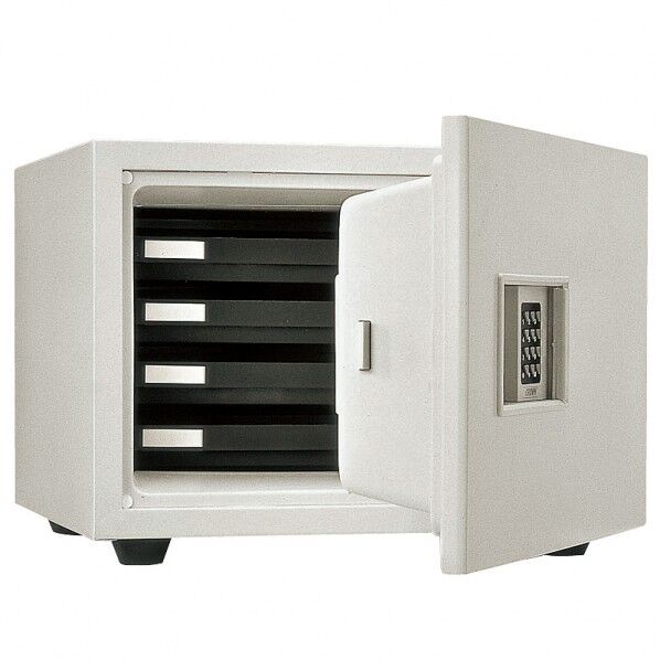 テンキー式耐火金庫容量20L オフホワイト KS-20E-FA 1点