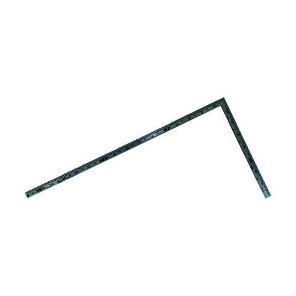 曲尺 内ぴた鶴亀 大工用裏面角目盛赤数字入(さしがね) シルバー 1尺5寸 10332 1点