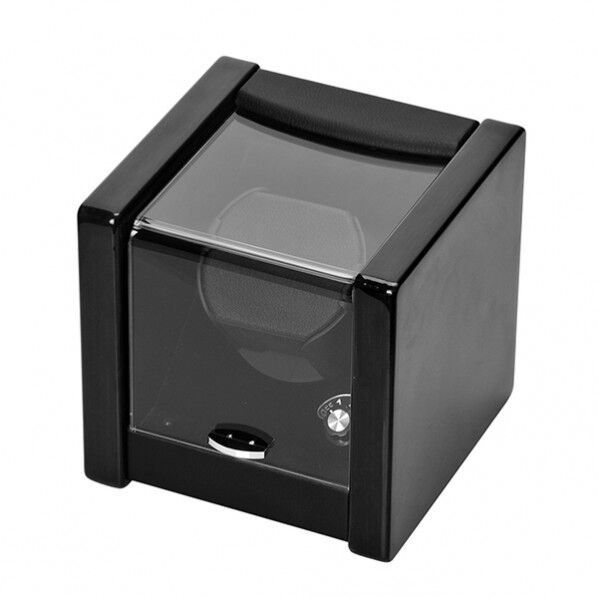 1本用収納ワインディングマシーン 黒木目 横 16cm・奥行 15.5cm・高 16.5cm LU2183095DG 1個