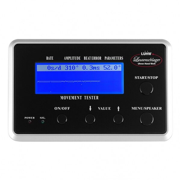 機械式時計歩度測定器(タイムグラファー) ブラック 横19cm・奥行12cm・高4cm LU11000BK 1個