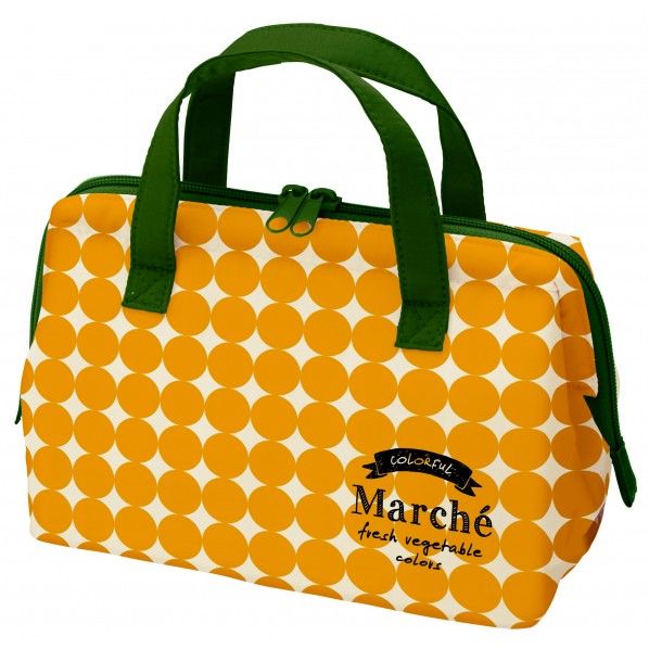 マルシェ がま口型ランチバッグ かぼちゃ 幅22×奥行11.5×高さ16cm KGA1 1個