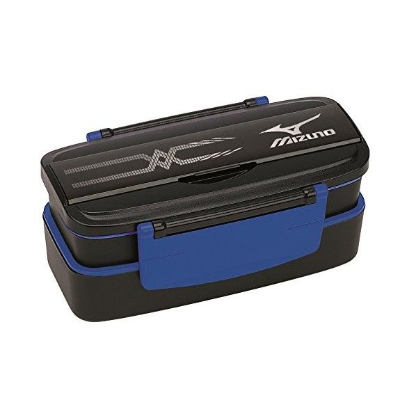 2段メンズタイトランチ ミズノ17 横20×縦10.5×高8.5、箸:18cm POW5T 1個