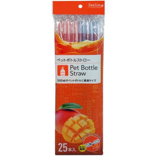 ペットボトルストロー 幅0.6×奥行0.6×高さ21cm 1個