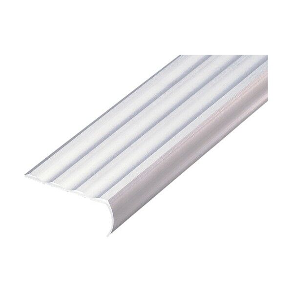 ノンスリップ11-38Sアシステップ アルミシルバー 穴なし 定尺2.00M 11-38S12 1点