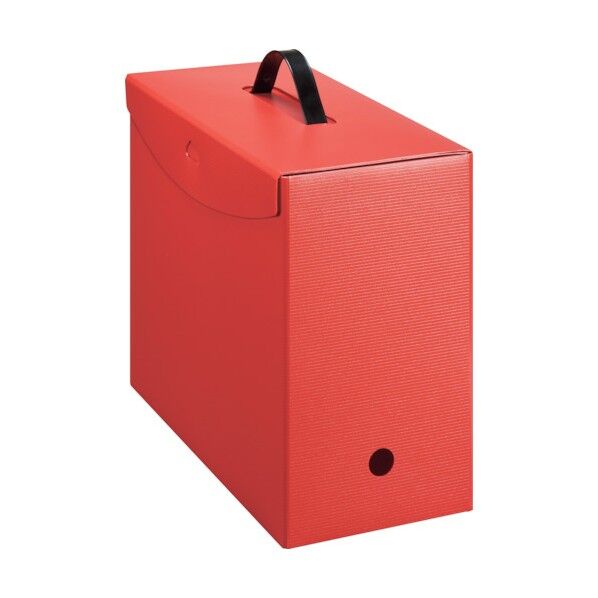 ライオン事務器 ボックスファイル BF-42T レッド 11725 1点