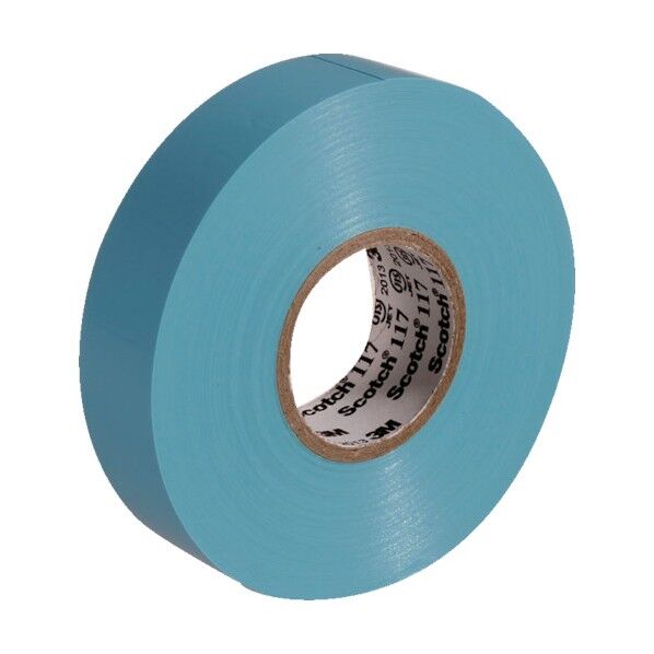 117LB2010P ビニールテープ 117 水色 19mmX20m 10巻入り 便利グッズ(文具・OA機器) 117 L/B 20 10P 10巻