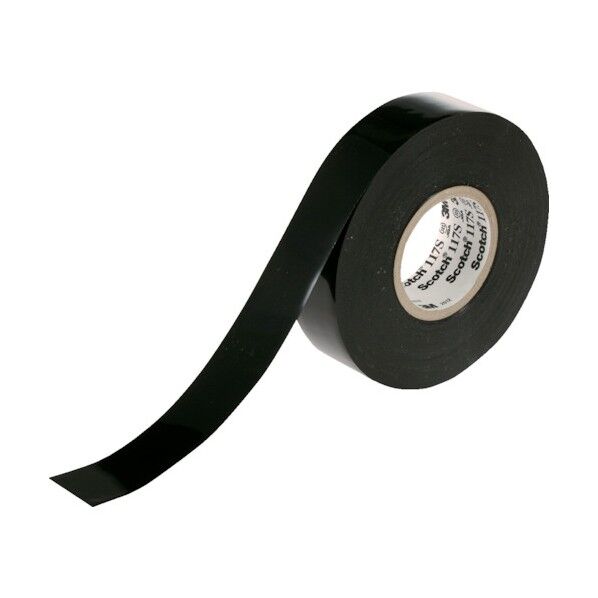 /ビニールテープ 117S 黒 19mm×20m 117SBLA20 便利グッズ(文具・OA機器) 117S BLA 20 1個