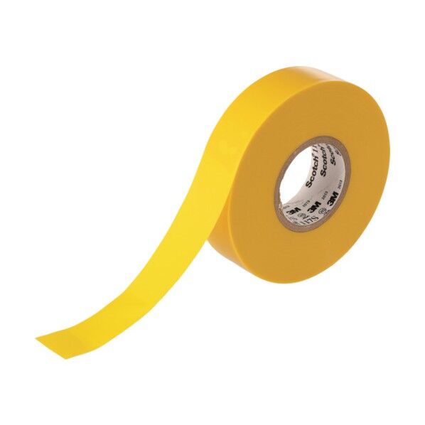 /ビニールテープ 117S 黄 19mm×20m 117SYEL20 便利グッズ(文具・OA機器) 117S YEL 20 1個