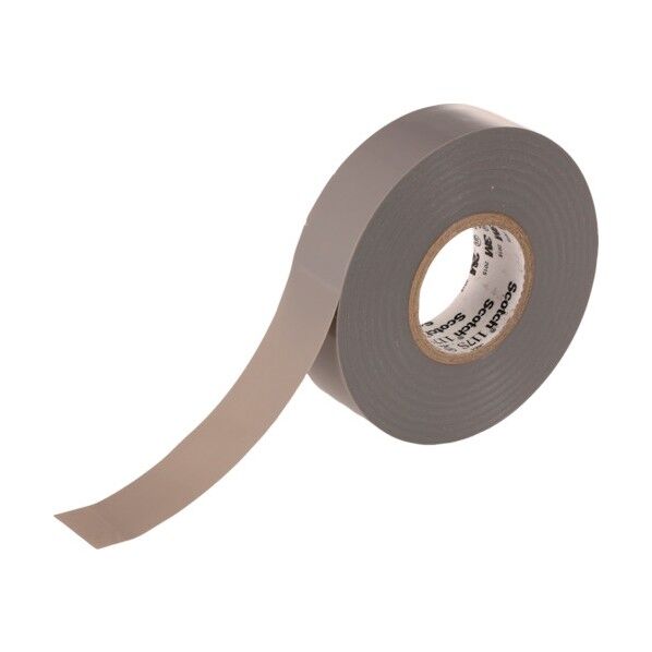 /ビニールテープ 117S グレー 19mm×20m 117SGRA20 便利グッズ(文具・OA機器) 117S GRA 20 1個