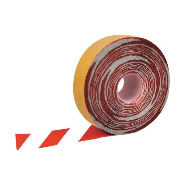 高耐久ラインテープ 幅50mm×30m 赤/白 11755 1点