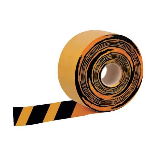 高耐久ラインテープ 幅100mm×30m 黄/黒 11757 1点