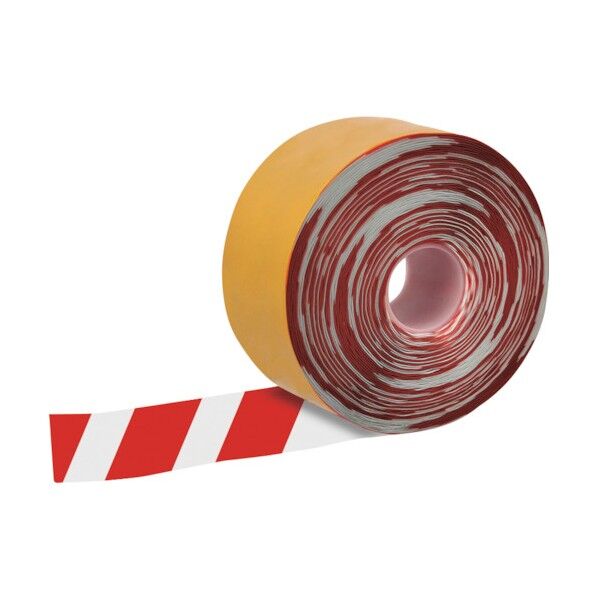 高耐久ラインテープ 幅100mm×30m 赤/白 11758 1点