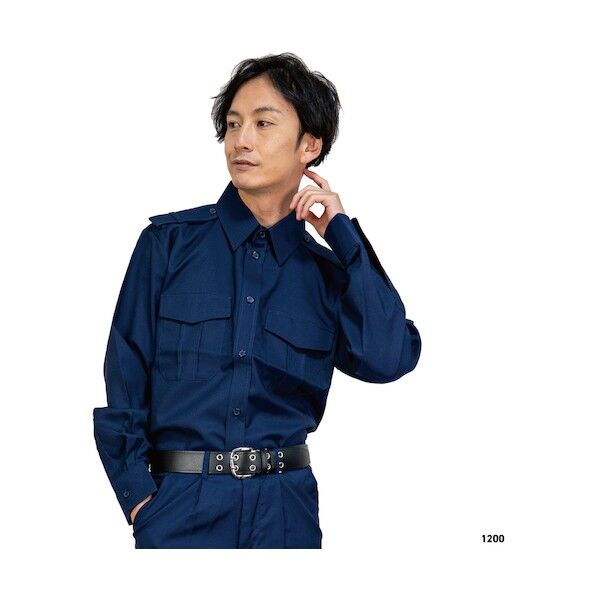 警備シャツ1200(春夏秋)ユニセックス 3L 1200-3L   1着