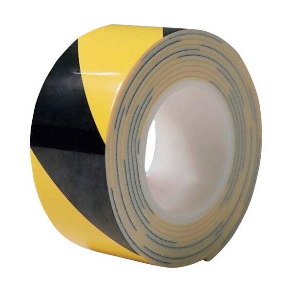 クッショントラテープ 幅60mm×3m 黄黒 12066 1巻