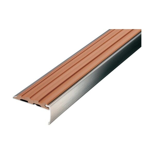 ノンスリップ 12-150(D)K-4イエロー ステンレスアシステップ タイヤカラー:イエロー 穴明 2,000mm 12-150D204 1点