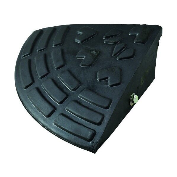 95mm段差用プレート コーナータイプ ロードアップ6010R 再生ゴム製 95×250×250mm 121026 1個