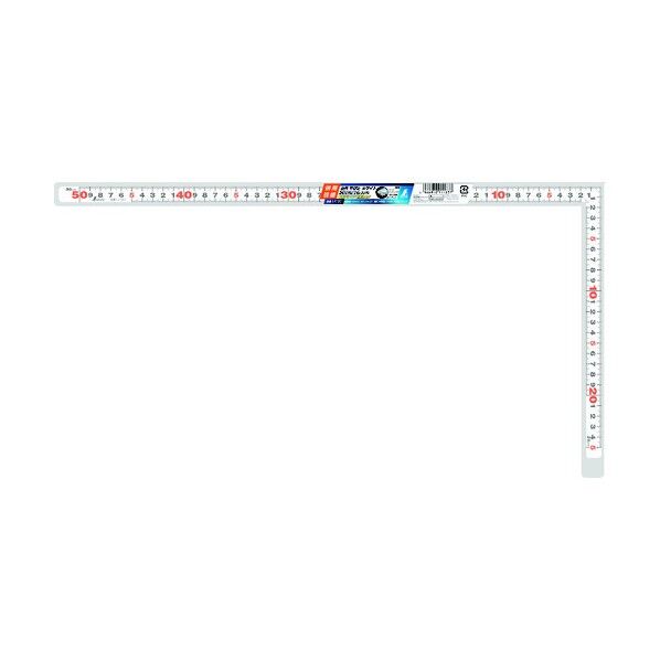曲尺 平ぴた ホワイト 併用目盛 11183 1点