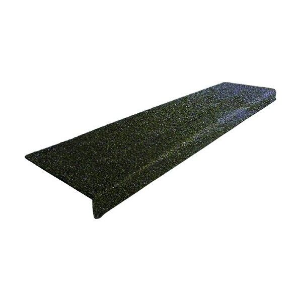 階段用滑り止めカバー 914×75×25mm 黒 コンクリート設置用取付ネジ付属 12085-C 1点