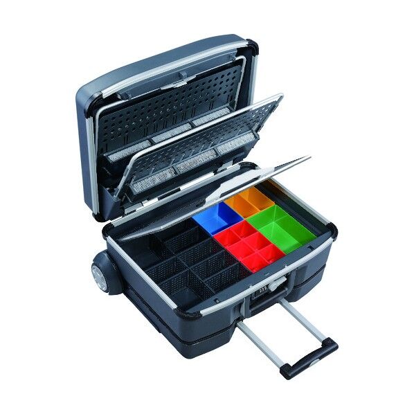 【売切廃番】ツールケース VISION2100 外寸間口×奥行×高さ540×405×200 ブラック 0021008019