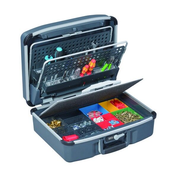 【売切廃番】ツールケース VISION2101 外寸間口×奥行×高さ490×405×200 ブラック 0021018019