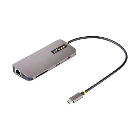 STARTEC.COM社 ドッキングステーション/USB-C/4K HDMI/100WPD/USBハブ/イーサネット/カードリーダー/マルチハブ 115B-USBC-MULTIPORT 1個