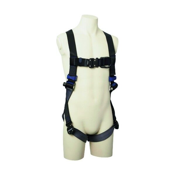 DBI-サラ エグゾフィットライト フルハーネス フロントDリング付 黒･グレー L 1114104N 1本