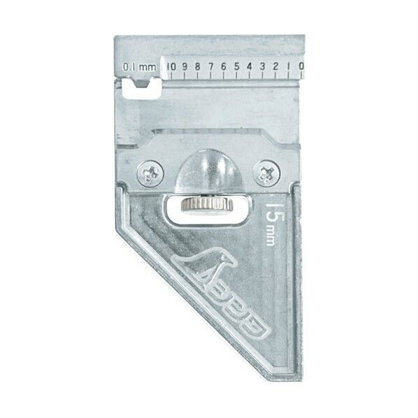 シンワ測定 曲尺用ストッパー 金属製 15mm巾用 12481 1個...