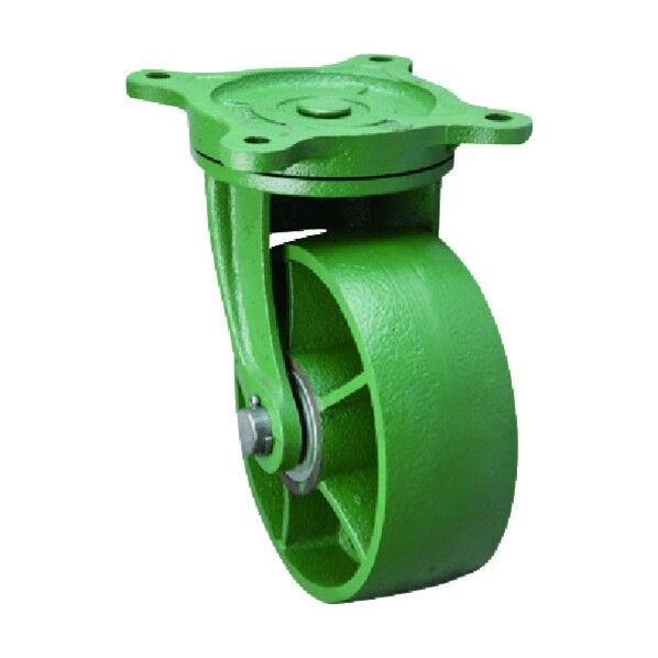 幅広型自在金具付鉄車輪 125X65TBRFB 1点