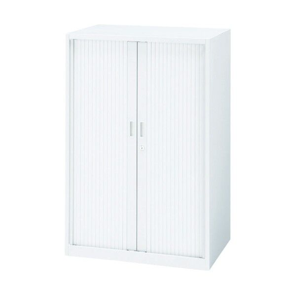 シャッター扉キャビネット WSA4-2列深12段 1-262-3152 1