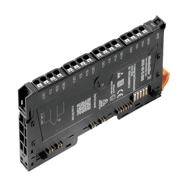 日本ワイドミュラー スライス式リモートIO u-remote IP20 4温度信号入力モジュール 熱電対 1315710000 1点