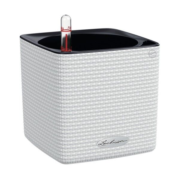 底面給水プランター キューブカラー14 ホワイト 13380 1点