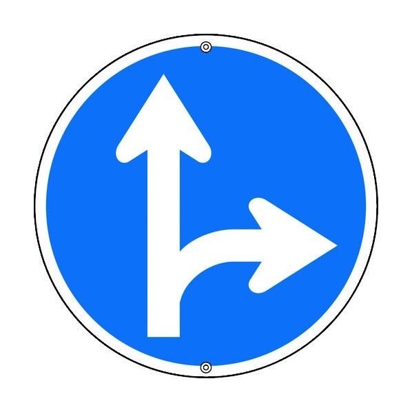 日本緑十字社 道路標識・構内用 スチール 丸型の通販｜即日出荷19万点