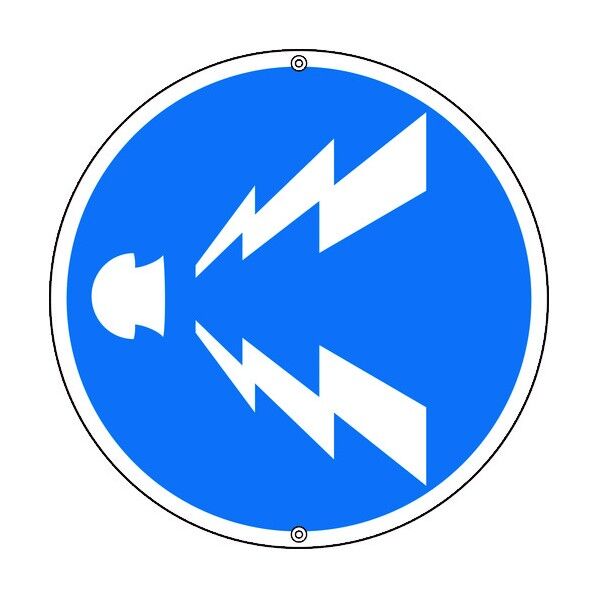 日本緑十字社 道路標識・構内用 スチール 丸型の通販｜即日出荷19万点