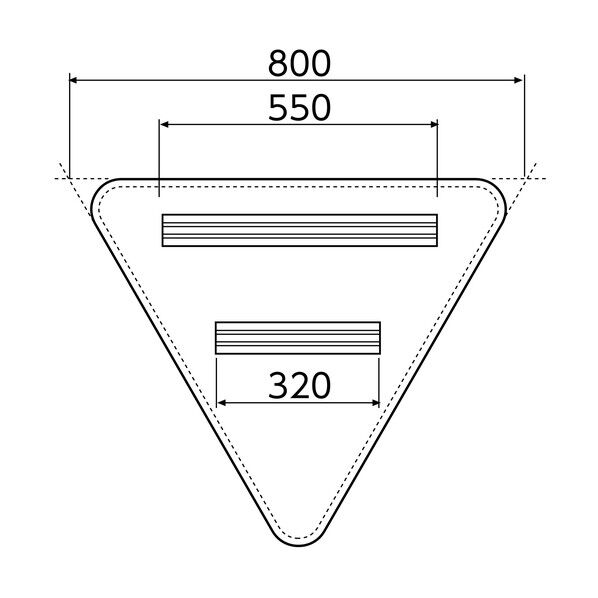みま 日本緑十字社 133690 道路標識(構内用)止まれ・STOP(一時停止)道路330