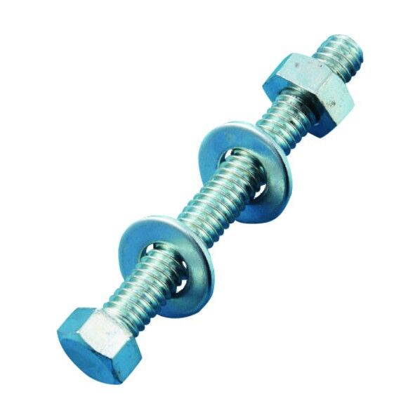 ポール用標識取付金具(片面･両面表示兼用)金具50 M12×64mm 137500 1個