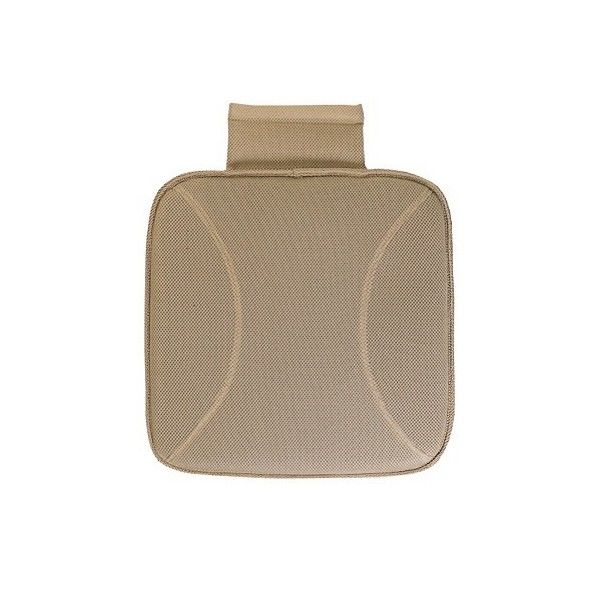 ムレない竹炭シングルクッション ベージュ 縦450横450高さ20 5578-02BE 1個