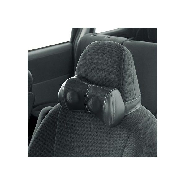 指圧クッション ネッククッション ブラック 縦85横250高さ160 5335-15BK 1個