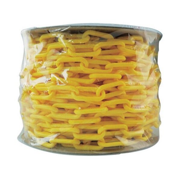 セーフラン安全用品 強化プラスチック製チェーン 30m 黄 14112 1点...