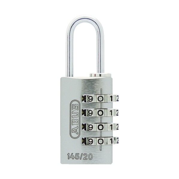 ABUS ナンバー可変式4段ダイヤル南京錠 145-4d 20 BK 145-4D20BK 1点