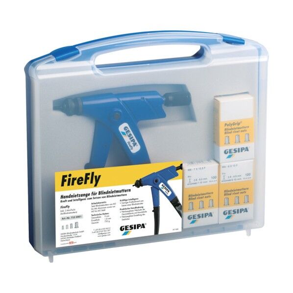 ハンドナッターセット ガンタイプ ファイヤーフライ M3~M6 1435453 1点