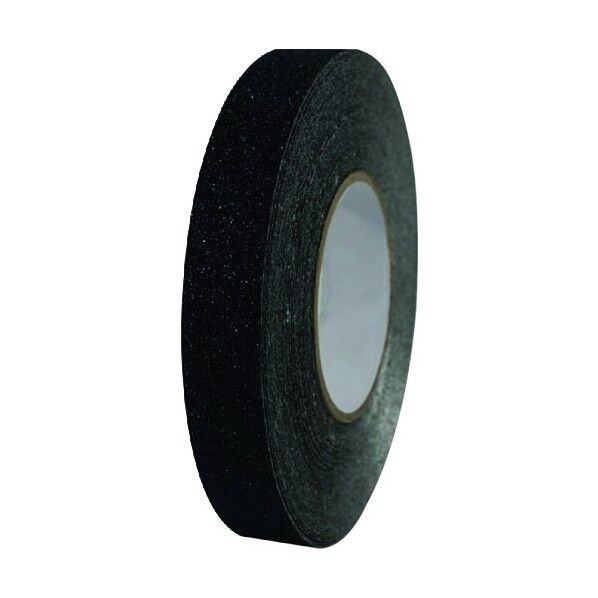 アルミ滑り止めテープ 幅25mm×18m 黒 14450 1点